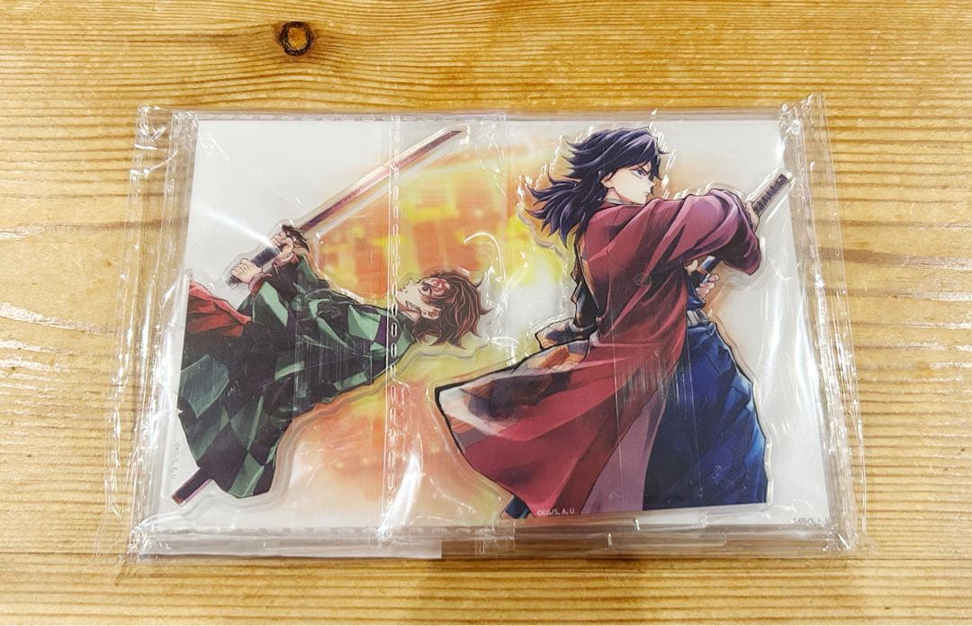 鬼滅の刃 webshopくじ 繋ぐ 炭治郎と義勇 アクリル色紙 アクリルスタンド