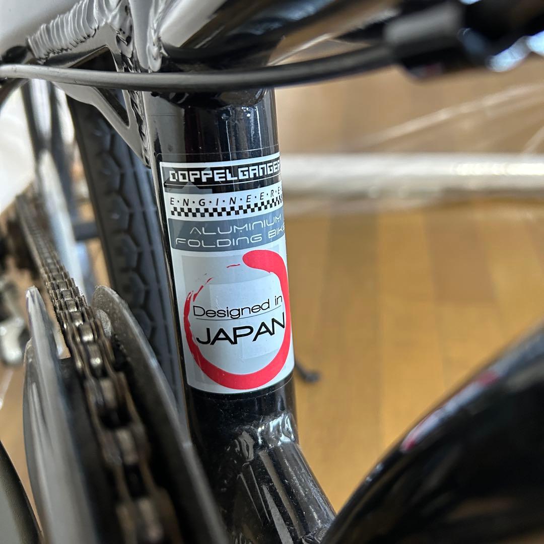 軽い アルミフレーム 折畳み自転車 ドッペルギャンガー 202 20インチ 6段