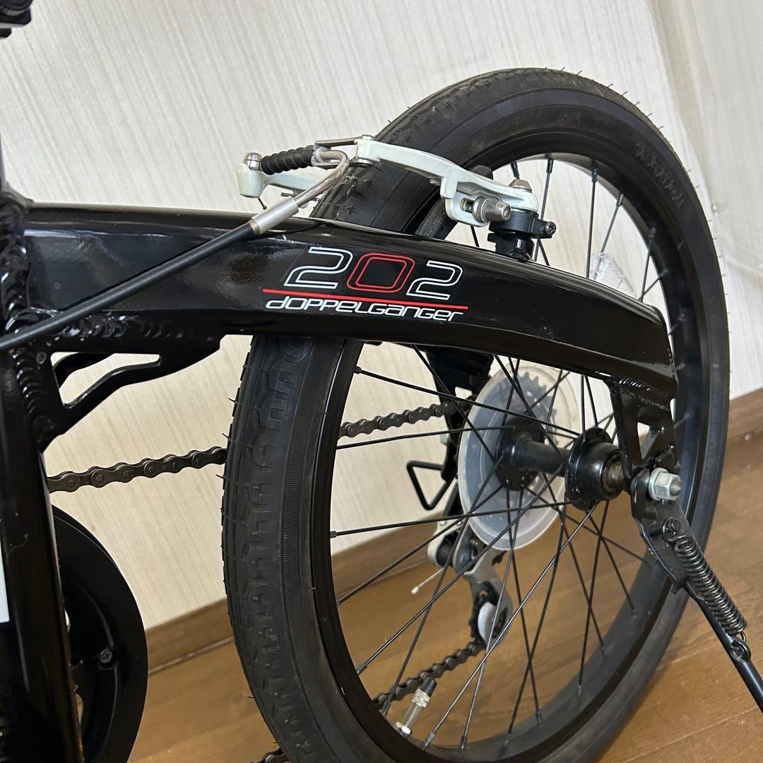 軽い アルミフレーム 折畳み自転車 ドッペルギャンガー 202 20インチ 6段