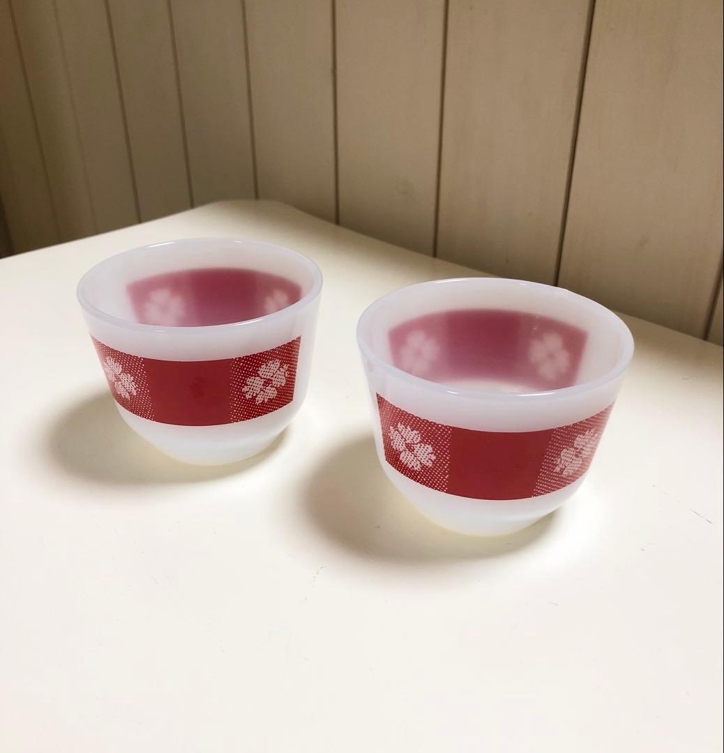 最終お値下げ価格☆ヴィンテージ☆フェデラル ・ビストロチェック6セット