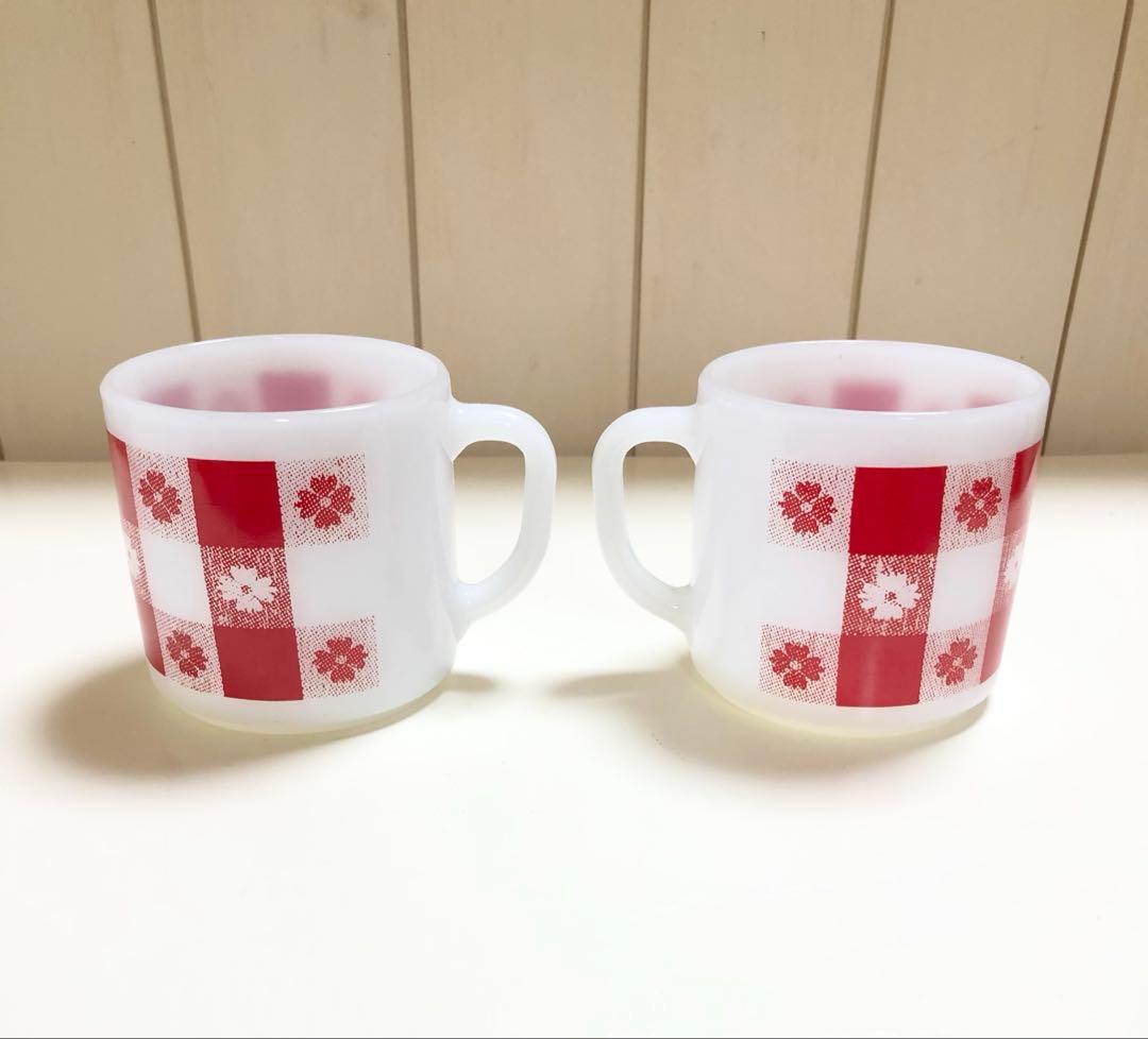最終お値下げ価格☆ヴィンテージ☆フェデラル ・ビストロチェック6セット