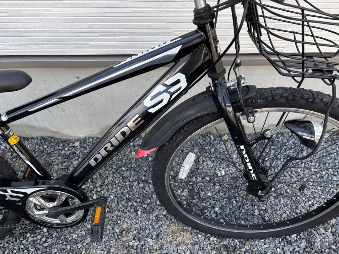 Dride S3ブラック キッズ自転車 26インチ アサヒ