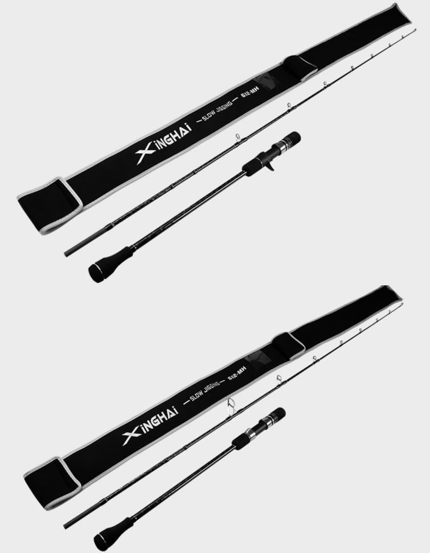 ２本X-CORE ジギングロッド オフショア JIG300g スピニング ベイト
