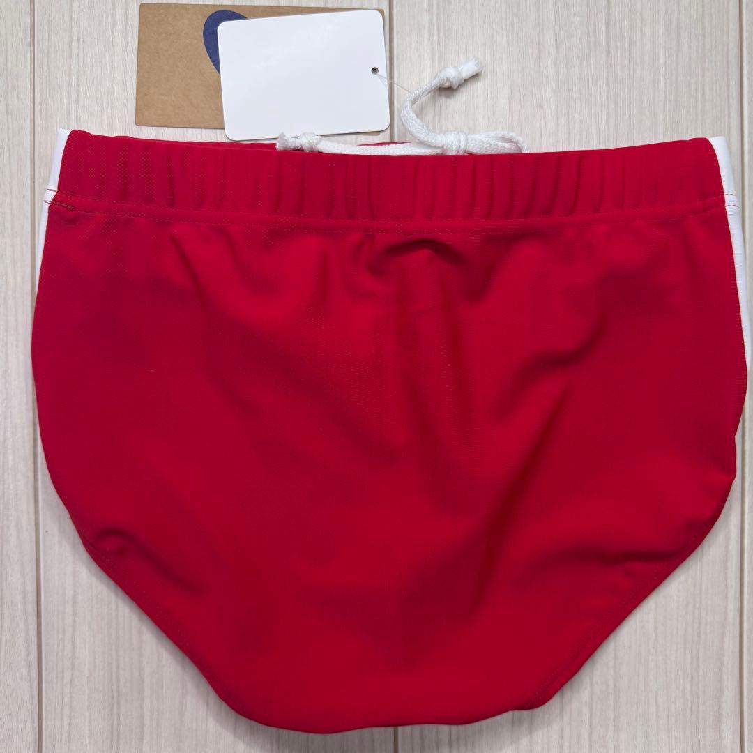 アシックス　女子陸上レーシングショーツ　Lサイズ　レッド×ホワイト　新品