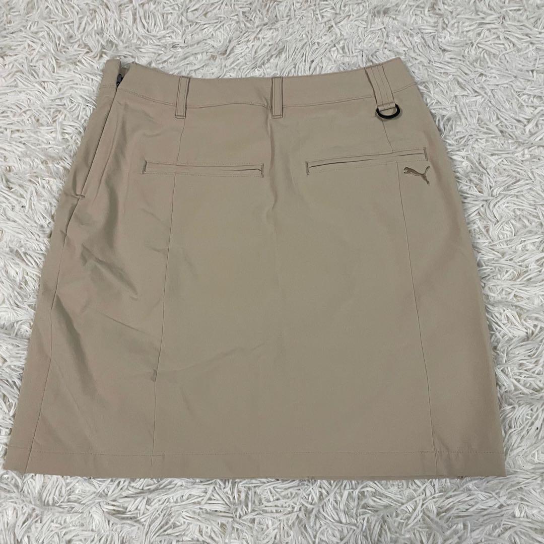 PUMA GOLF プーマゴルフ レディース Pロゴ セットアップ ベージュ