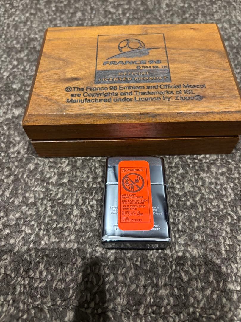サッカー　ワールドカップ フランス98 コレクターズエディション Zippo