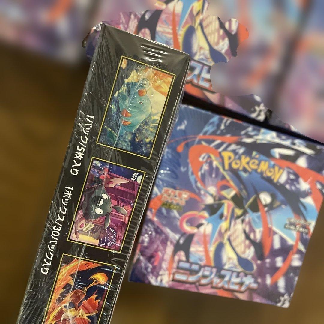 【シュリンク付き】ポケモンカード ニンジャスピナー 未開封8BOX