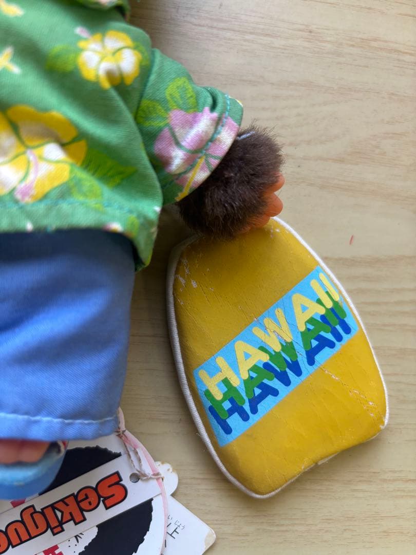 め*ゆ様 【希少品】 当時　レトロ品　モンチッチ　セキグチ　ハワイアン
