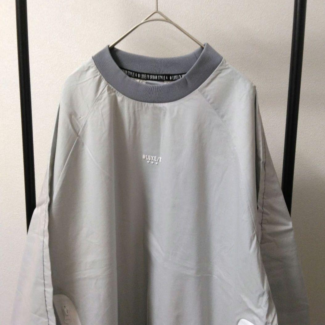 [サンプルSALE /D385 ] LUXE/R ナイロン布帛プルオーバー