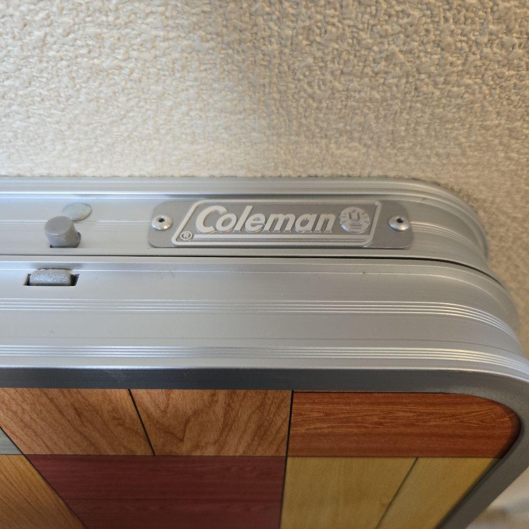 Coleman ナチュラルモザイク リビングテーブル120プラス 折り畳み式