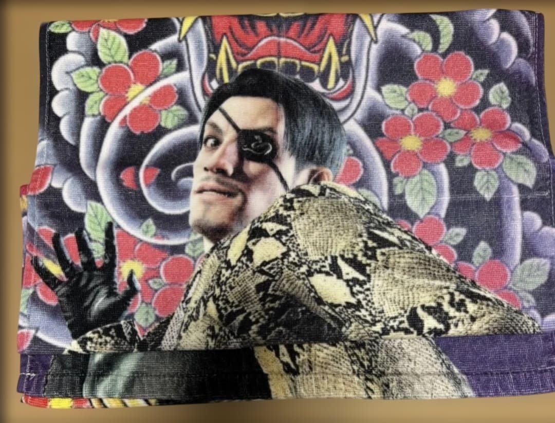 龍が如く 真島吾朗 フェイスタオル