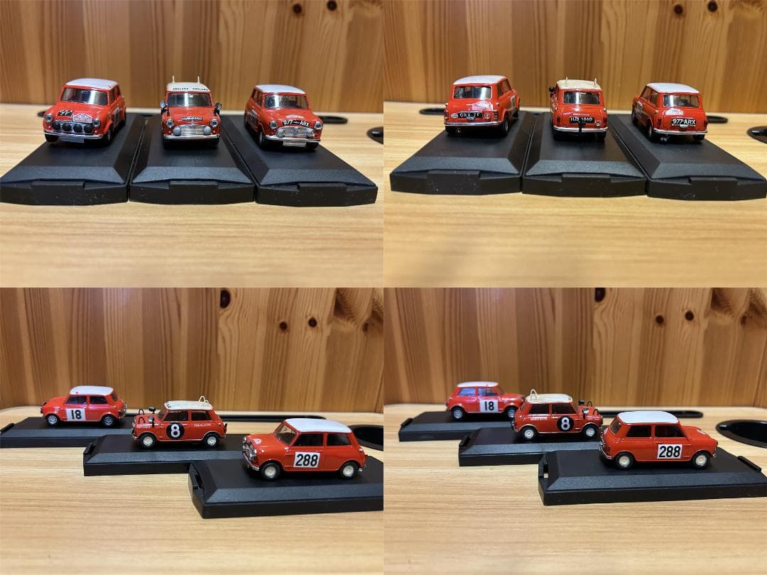 【限定5000台】ビテス ミニクーパー ラリー＋ポリス＋ラダフォード 9台セット