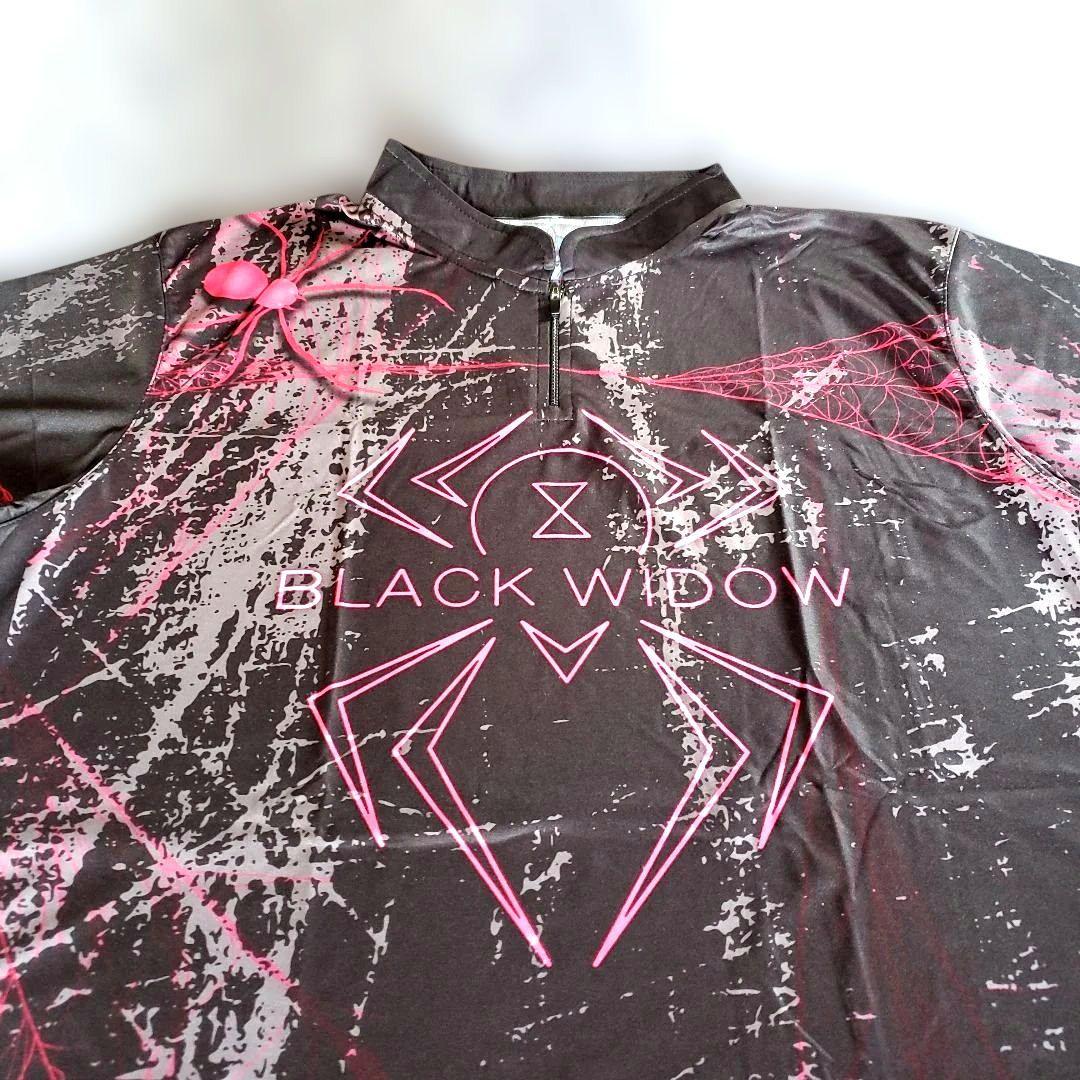 日本未発売✨ボウリングウェア　日本サイズ2XL　ブラックウィドー　ブラック