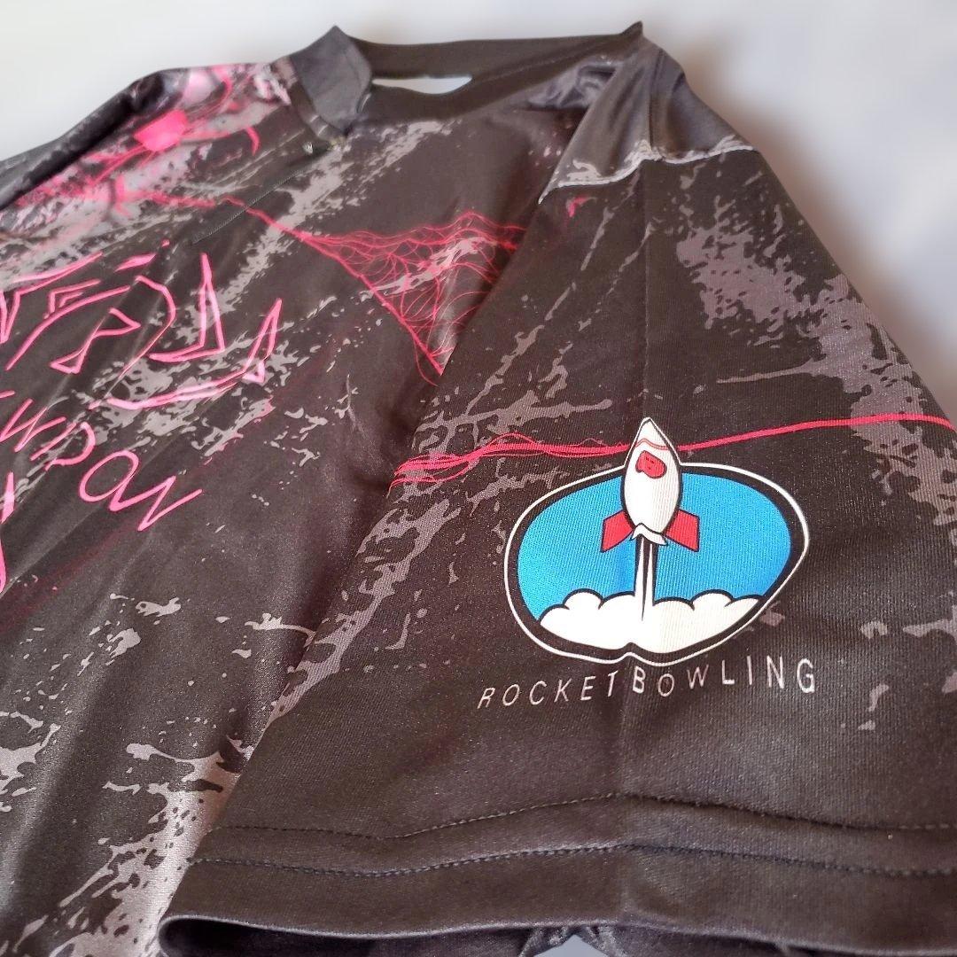 日本未発売✨ボウリングウェア　日本サイズ2XL　ブラックウィドー　ブラック