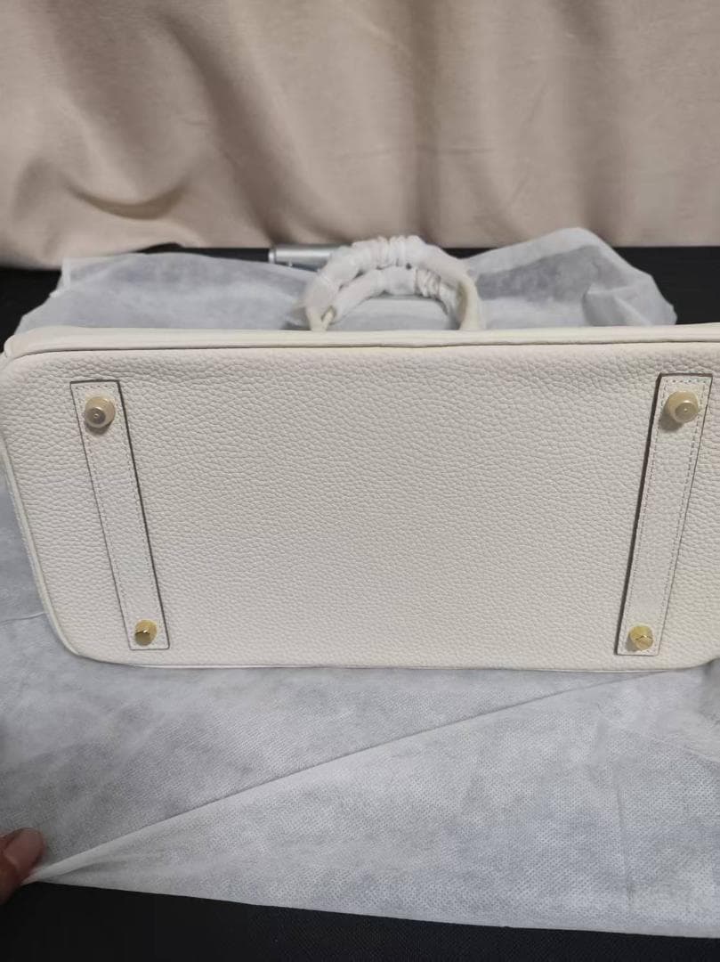 美品 ハンドバッグ バーキン35 ベージュ