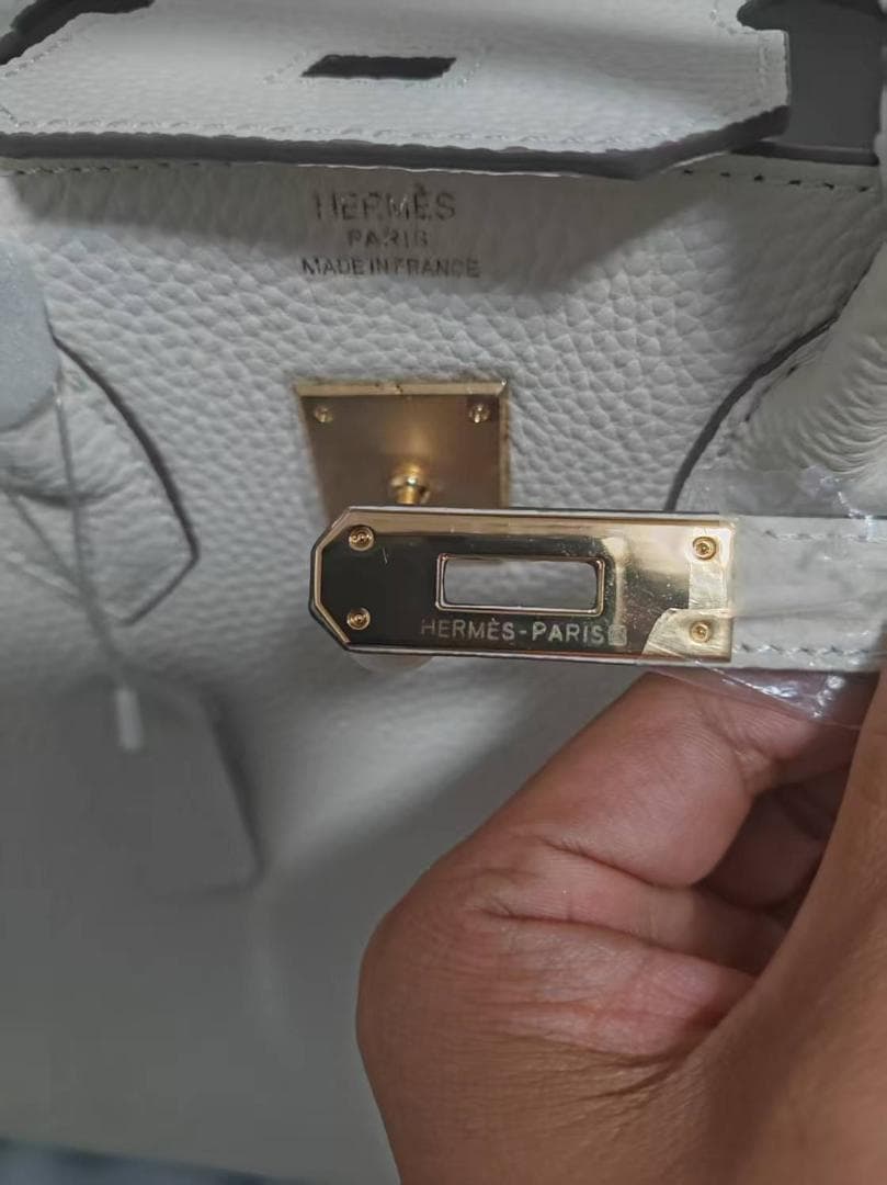美品 ハンドバッグ バーキン35 ベージュ