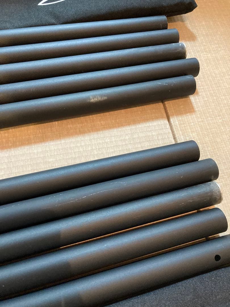 DOD ヘーキサタープ　黒ポール2本付き