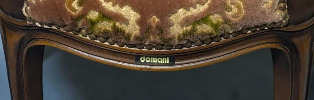 カリモク　ドマーニ　domani　金華山　ルイ15世　鋲打ち　ダイニングチェア③
