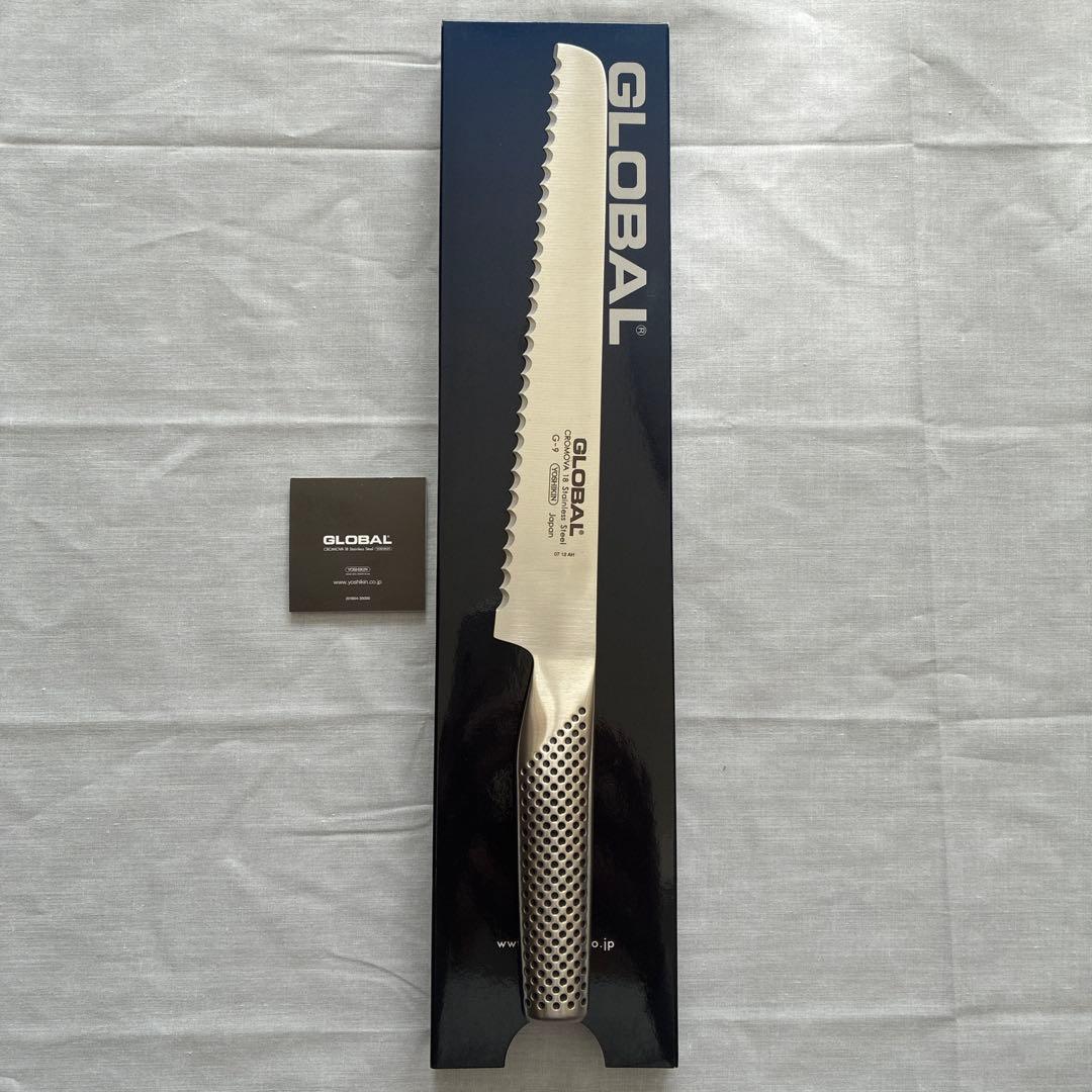 GLOBAL グローバル　パン切りナイフ 22cm G-9【新品・未使用】