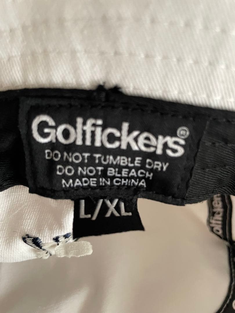 GOLFICKERS／ゴルフィッカーズ　ゴルフハット　白