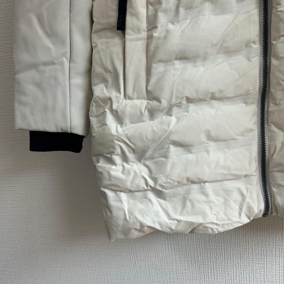 ICEPEAK ダウンコート 40 白 フード付 スノボー スキー ウエア