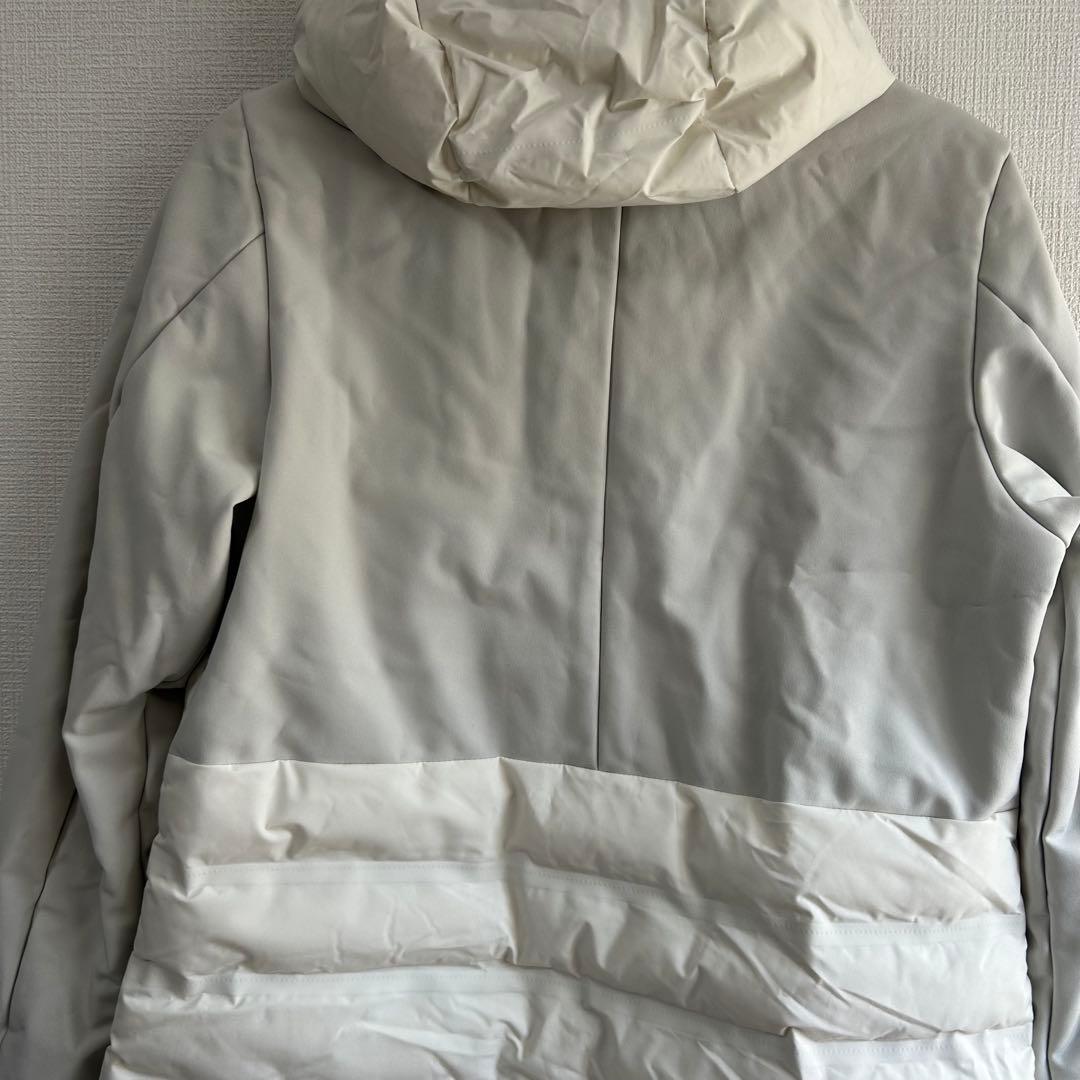 ICEPEAK ダウンコート 40 白 フード付 スノボー スキー ウエア