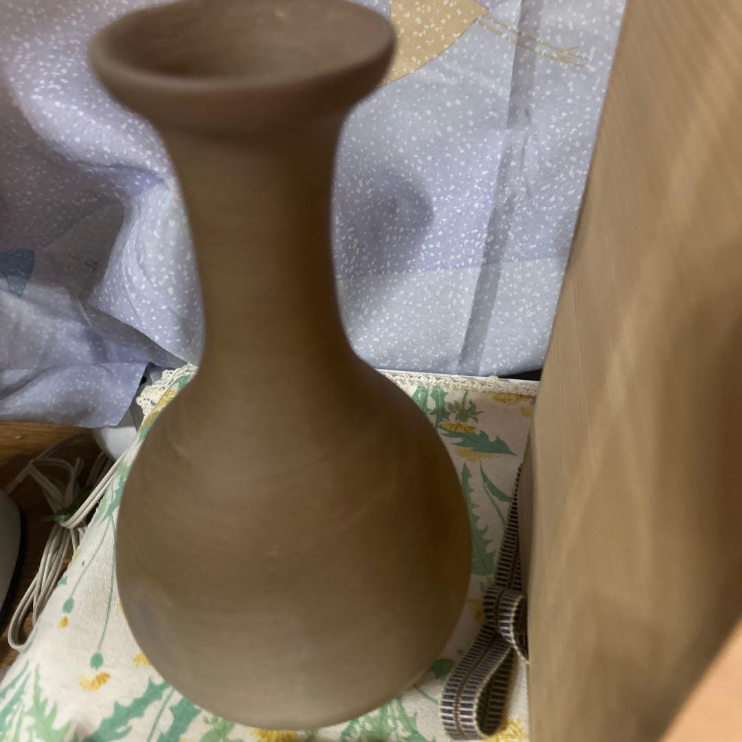 牧田博義 陶器製細長い花瓶