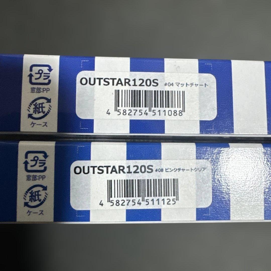 OUTSTAR120S マットチャート・ピンクチャート