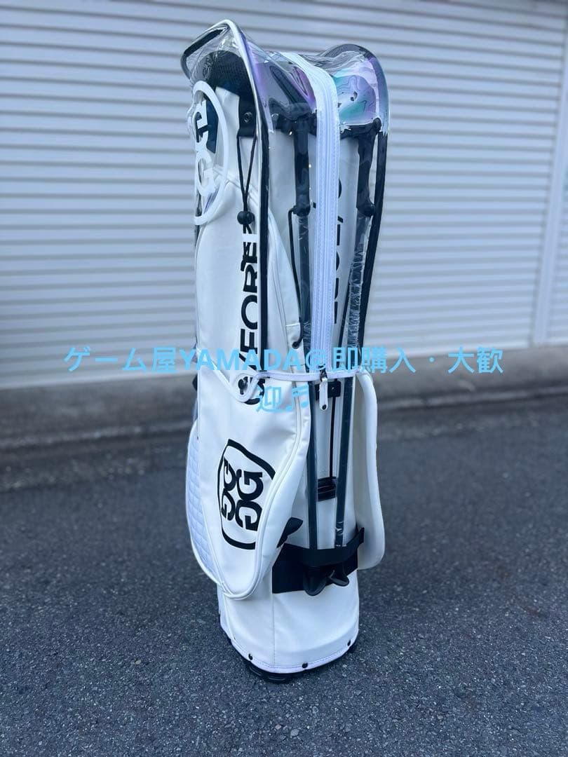 【即発送】G/FORE ジーフォア ゴルフ キャディバッグ スタンド型 ホワイト