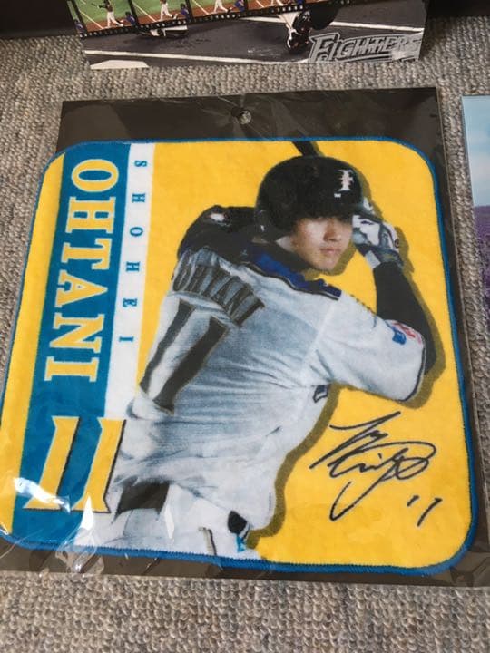 大谷翔平選手　日本ハムファイターズ　ファイル　タオル