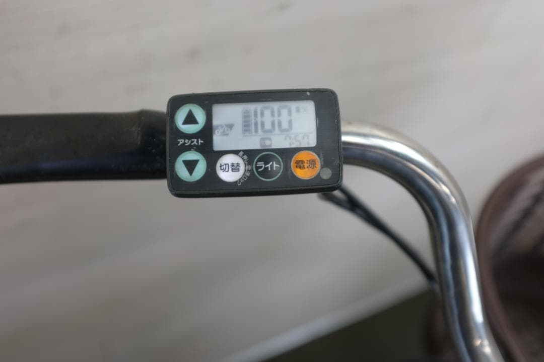 電動自転車ヤマハPAS　With 26インチ　3段　12.8Ah充電器あり