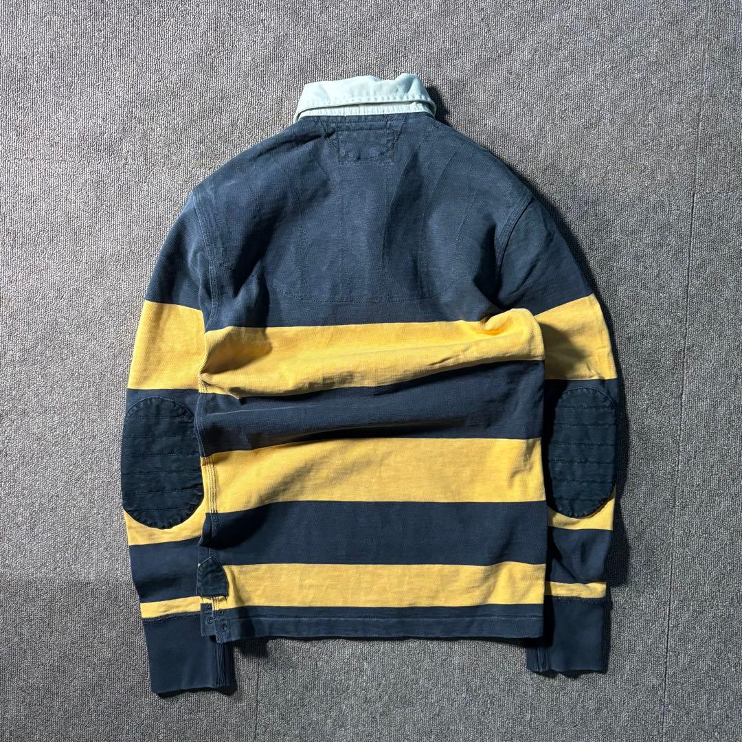 POLO RUGBY RALPH LAUREN XS ボーダー ラガーシャツ