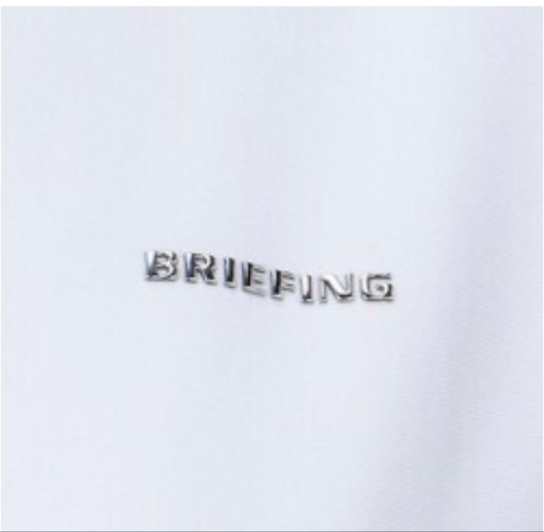 【ちょこ】BRIEFING ブリーフィング　モックネックシャツ　白