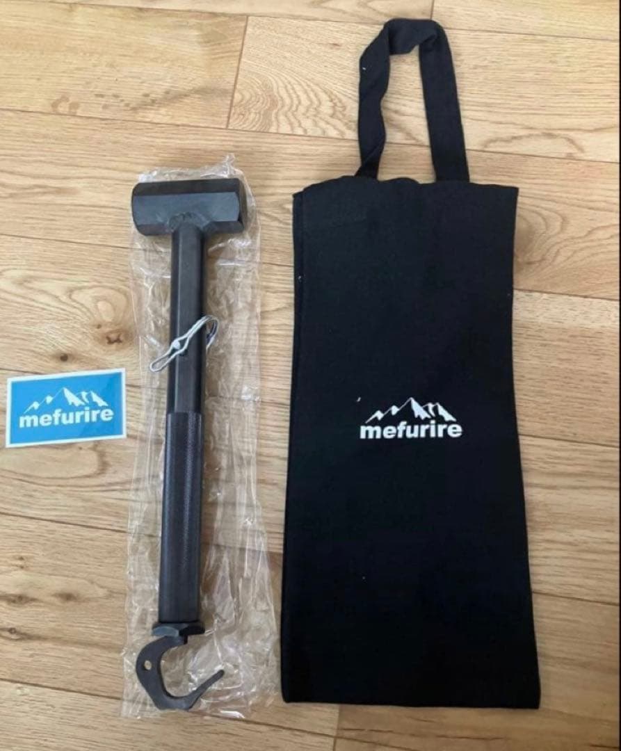 【未使用特価！】Makuake ペグハンマー　力不要のテント撤収！