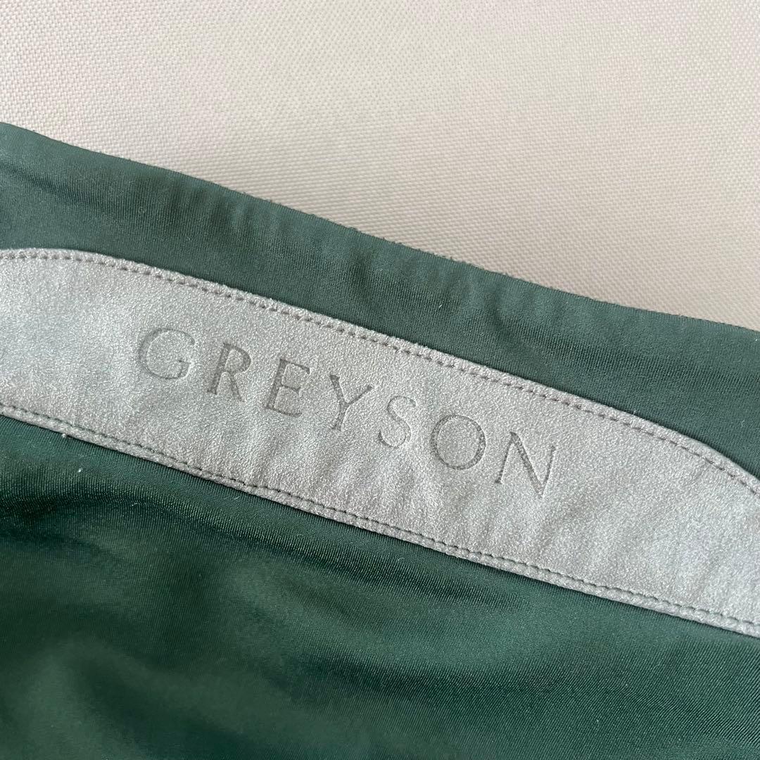 GREYSON グレイソン　ハーフジップ　長袖シャツ　緑　メンズ　グリーン　 M