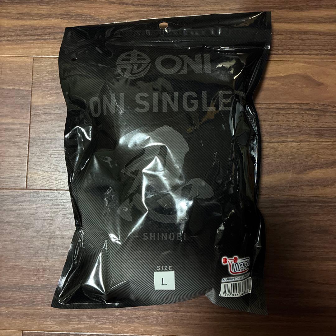 ONI ブラック シングレット Lサイズ IPF承認