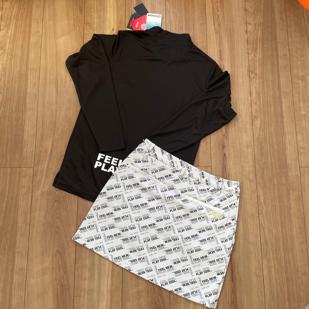 【新品】PING モックネック カットソー スカート セット ストレッチ