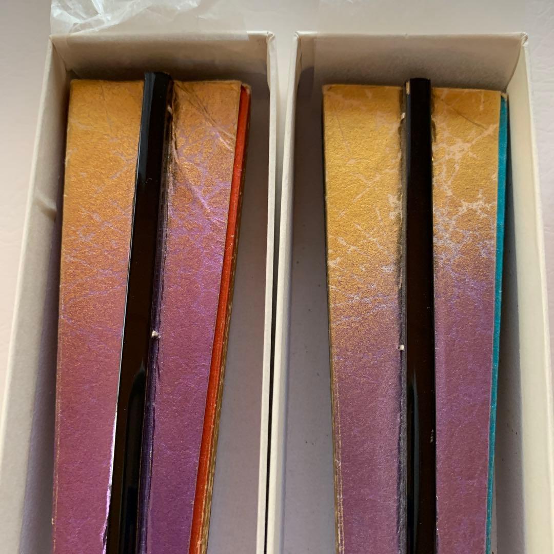 舞扇子セット グラデーションカラー　4本セット