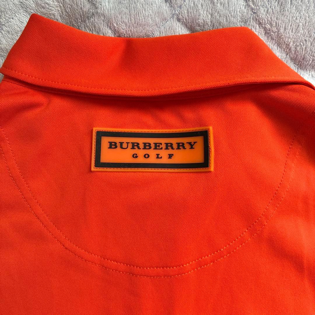 BURBERRY GOLF オレンジ ポロシャツと白長袖インナーのセット
