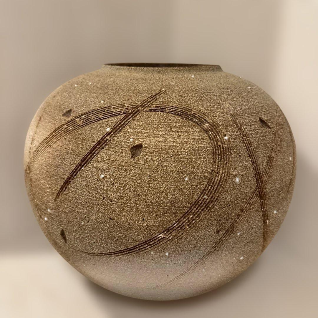 凜*様 しがらき焼　花器　生け花　華道　壺