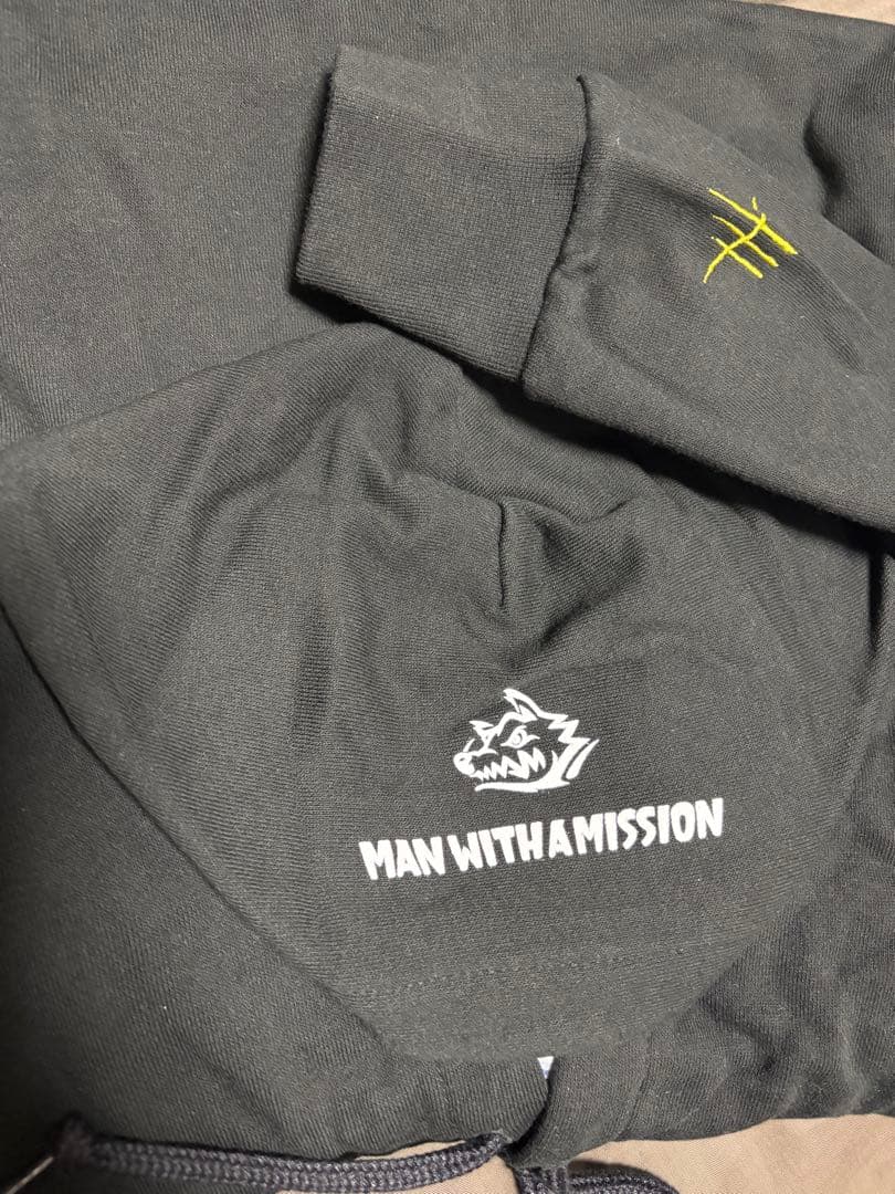 MAN WITH A MISSION ガウパーカー2 ブラックXL