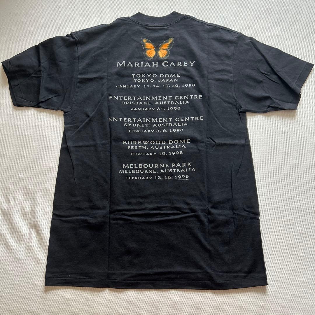 【未使用品　レア】マライヤキャリー　1998 コンサートTシャツ　黒　Lサイズ