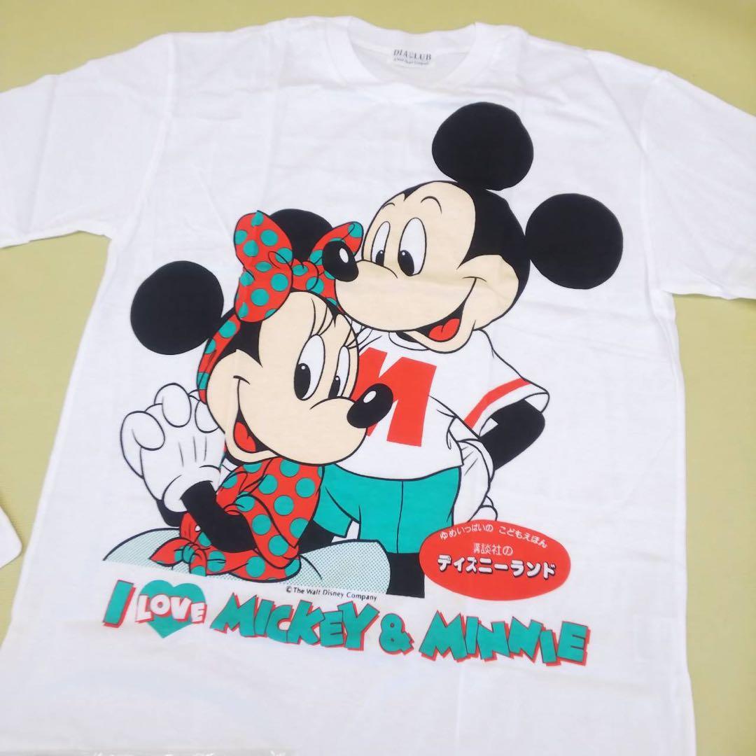 DIA CLUB 講談社 ミッキー・ミニー 親子ペアTシャツ 2枚入り 3点 ♡
