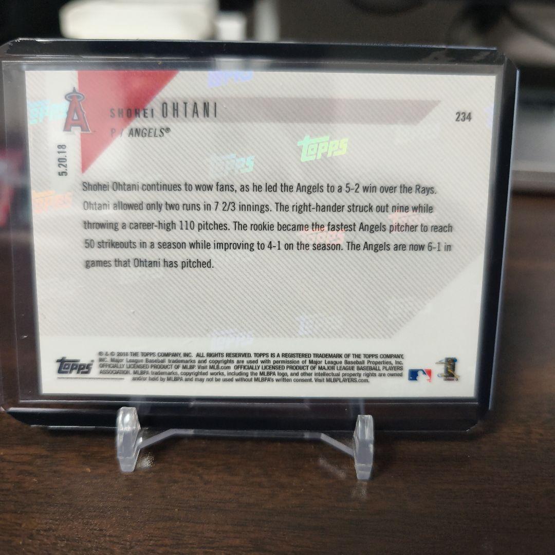 2018 RC Topps MLB 234 大谷翔平 ルーキーカード