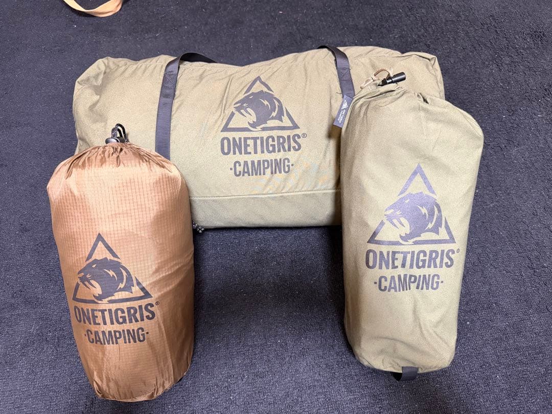 OneTigris ROC SHIELD パップテント 2人用　セット販売