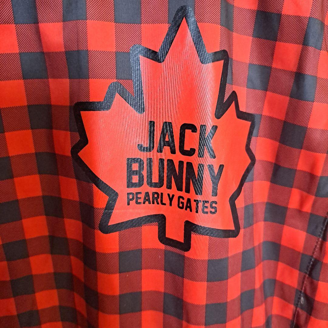 Jack Bunny!! レッド・ブラックチェックジャケット サイズ4