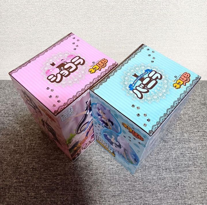 ネコぱら バニラ & ショコラ ぬーどるストッパー フィギュア 2点セット