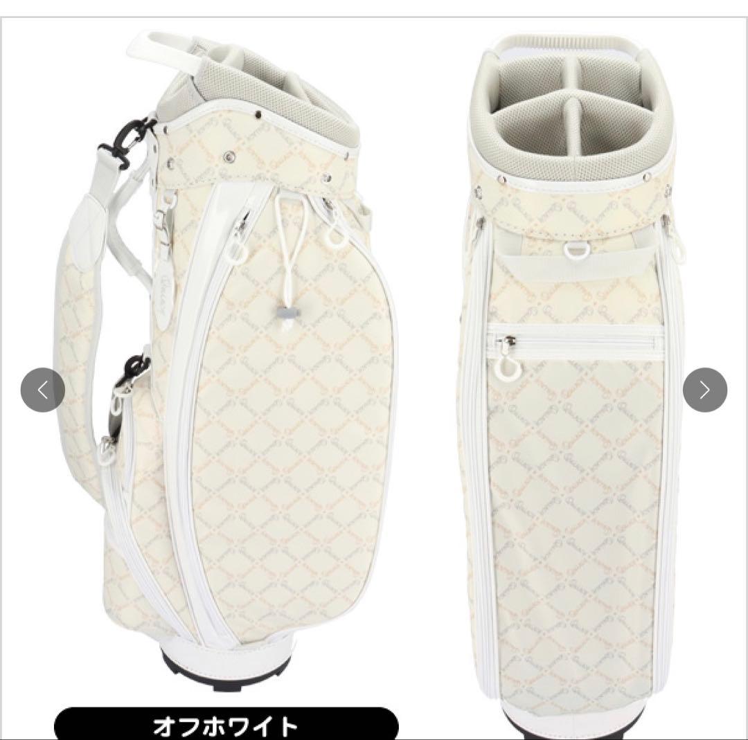 クインシー 2024 QUCB-24225SQ キャディバッグ 女性用