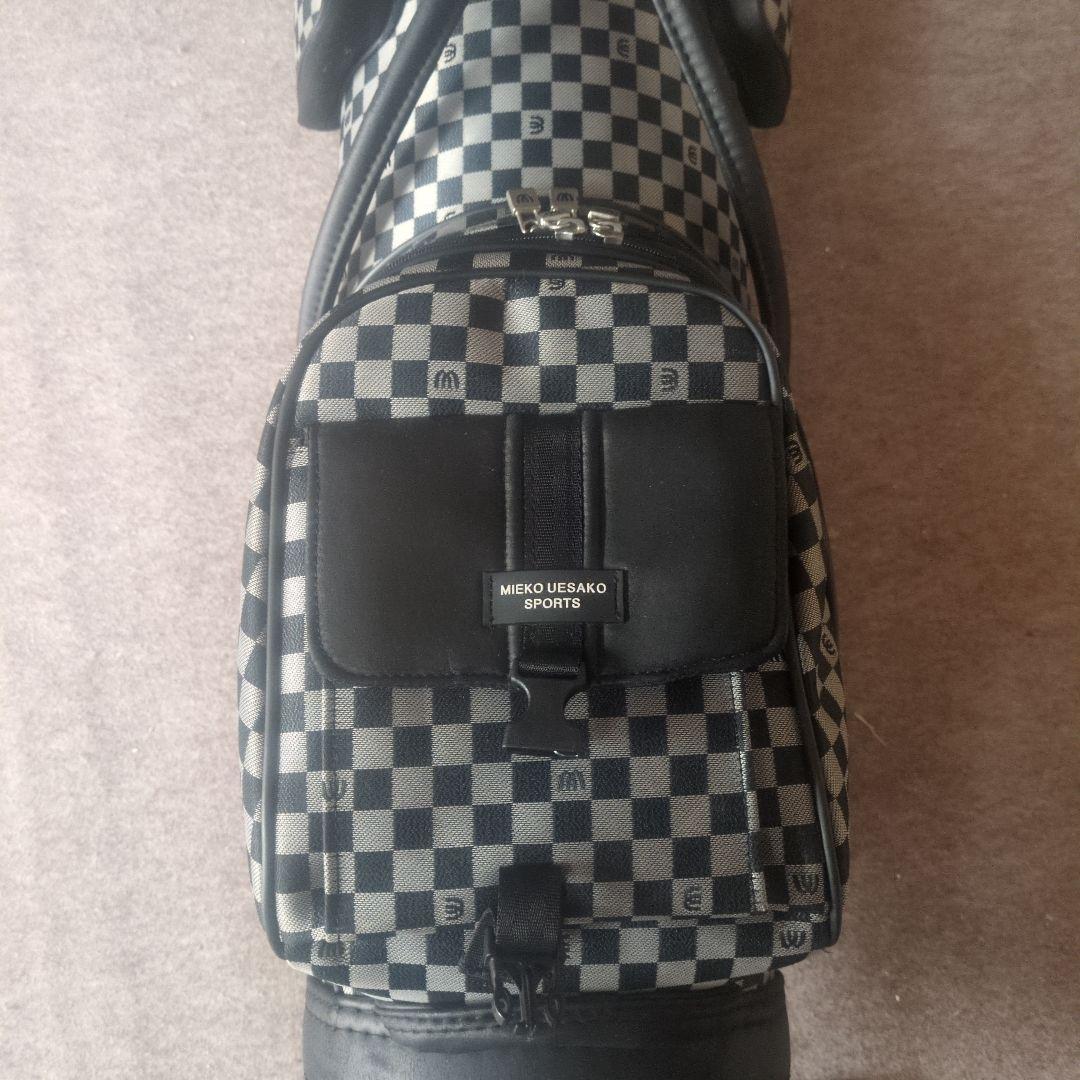 M-U SPORTS チェック柄 キャディバッグ