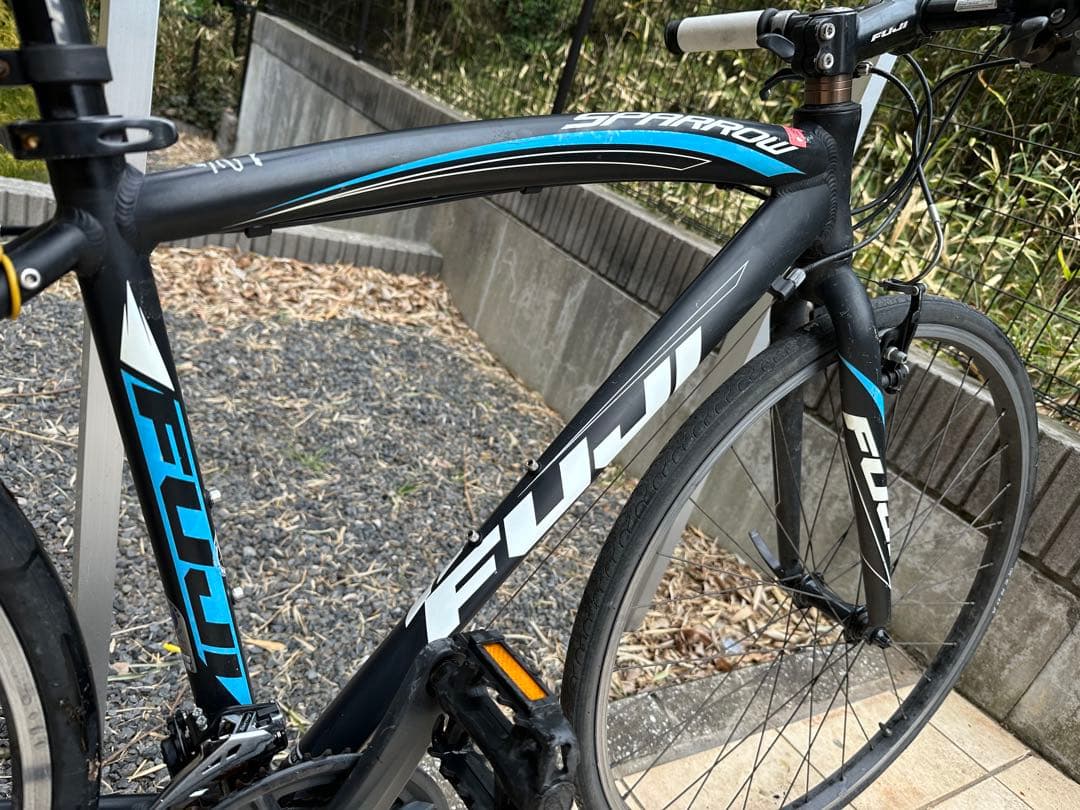 FUJI SPARROW クロスバイク　スタンド付き